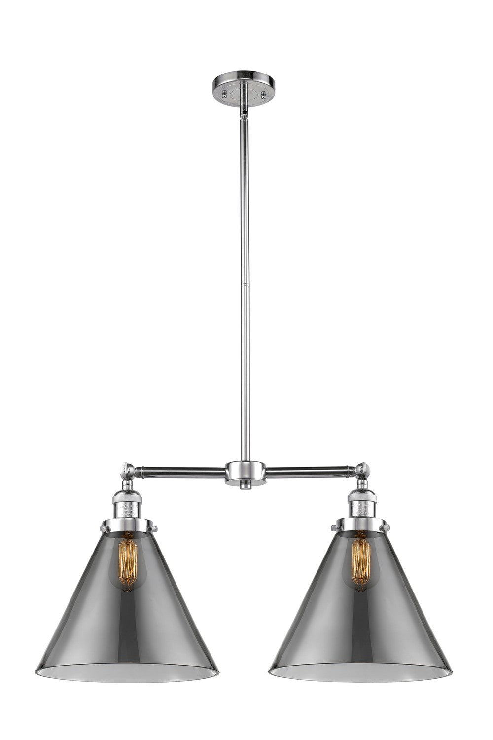 Innovations - 209-PC-G43-L - Two Light Island Pendant - Franklin Restoration - Polished Chrome