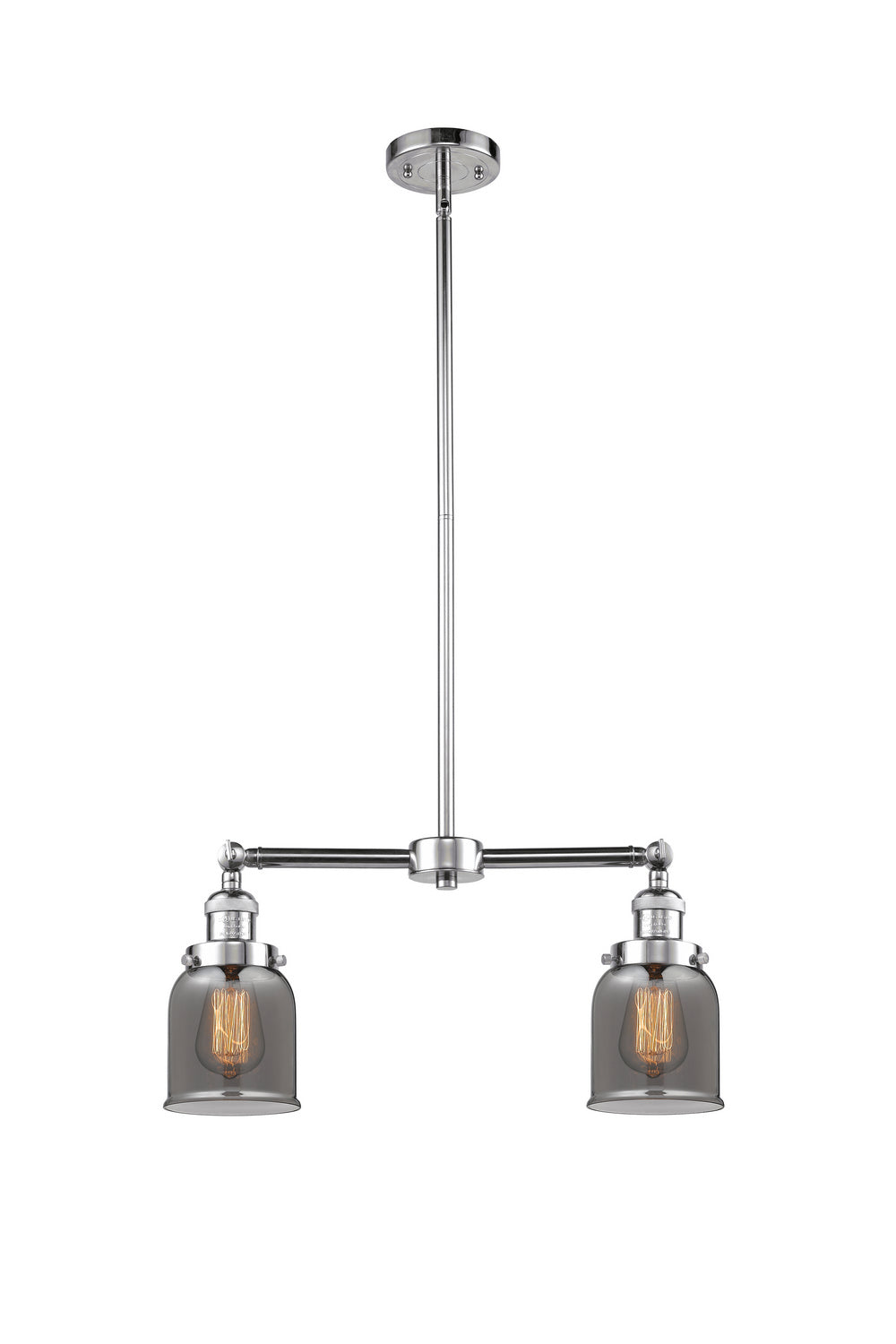 Innovations - 209-PC-G53 - Two Light Island Pendant - Franklin Restoration - Polished Chrome