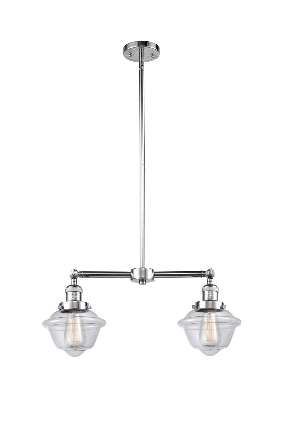 Innovations - 209-PC-G532 - Two Light Island Pendant - Franklin Restoration - Polished Chrome