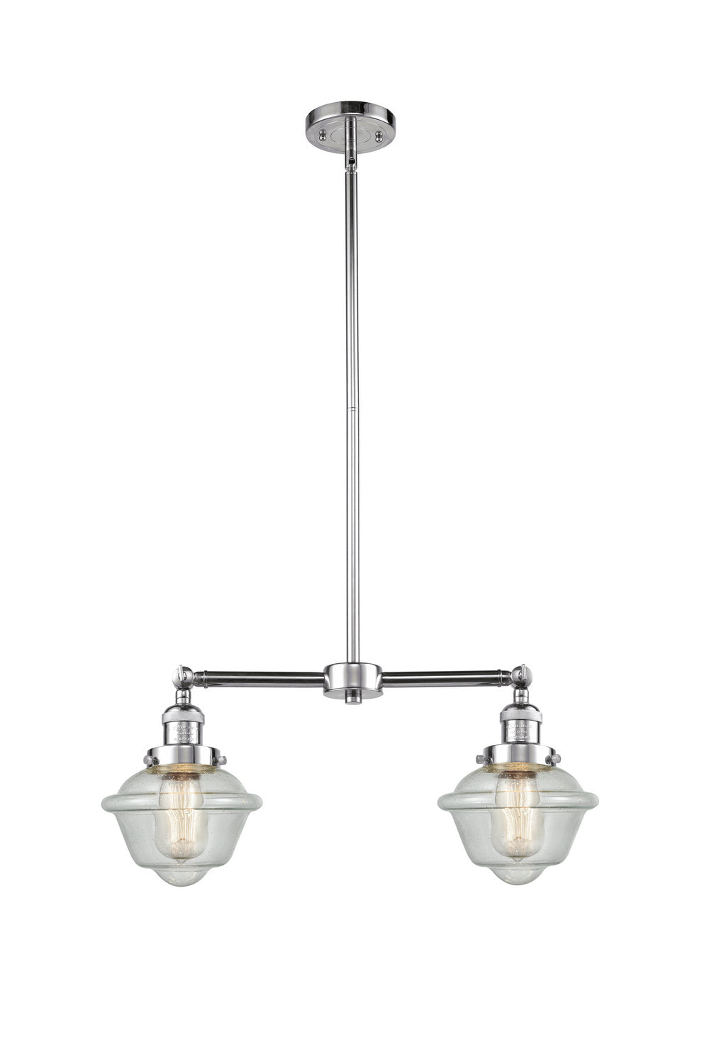 Innovations - 209-PC-G534 - Two Light Island Pendant - Franklin Restoration - Polished Chrome