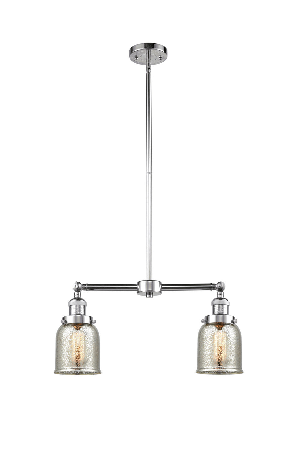 Innovations - 209-PC-G58 - Two Light Island Pendant - Franklin Restoration - Polished Chrome