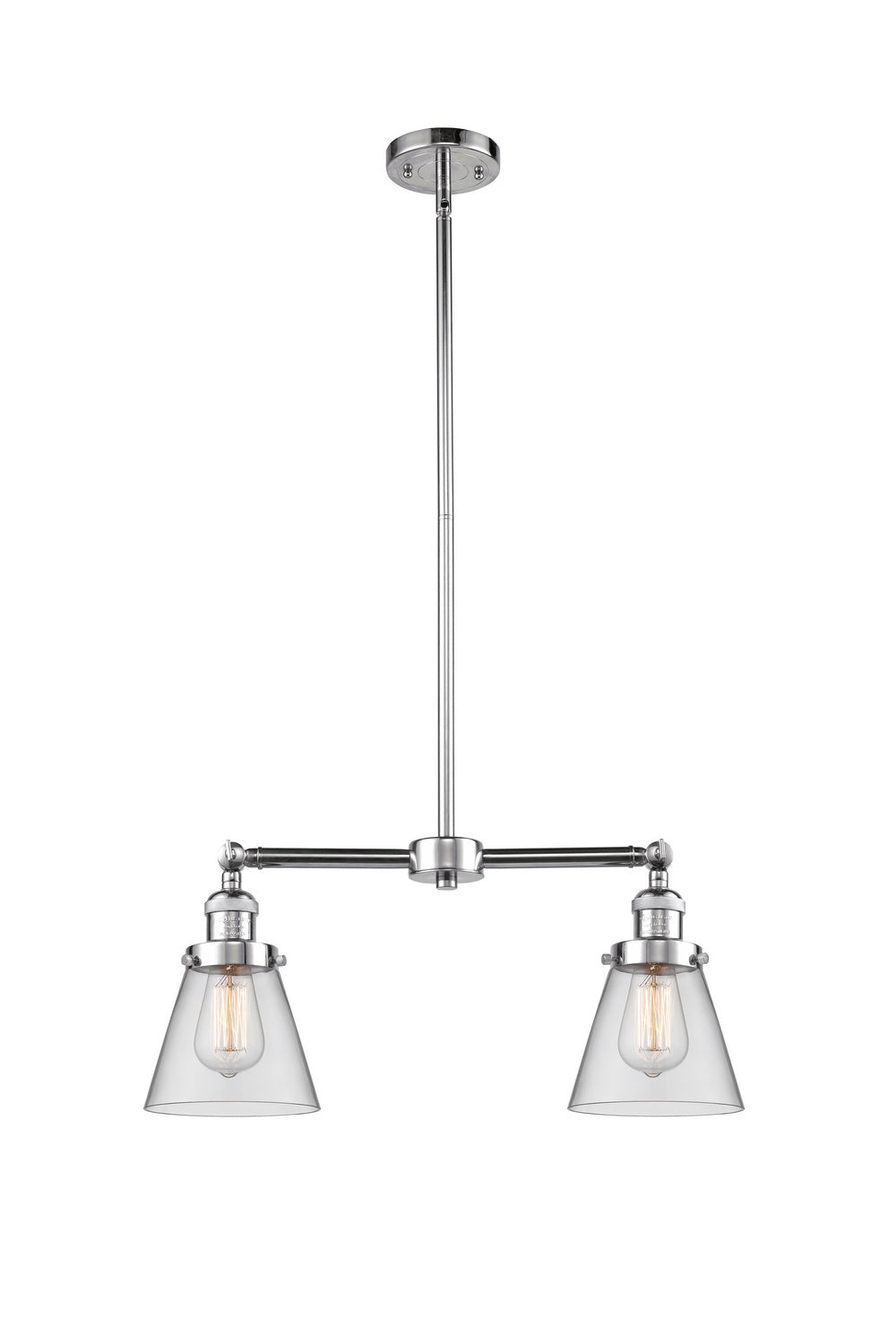 Innovations - 209-PC-G62 - Two Light Island Pendant - Franklin Restoration - Polished Chrome