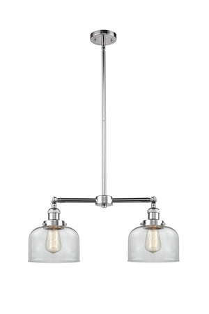 Innovations - 209-PC-G72 - Two Light Island Pendant - Franklin Restoration - Polished Chrome