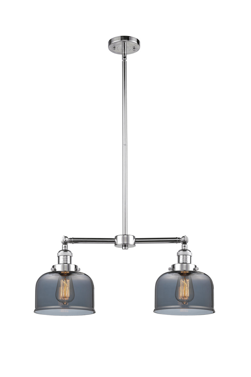 Innovations - 209-PC-G73 - Two Light Island Pendant - Franklin Restoration - Polished Chrome