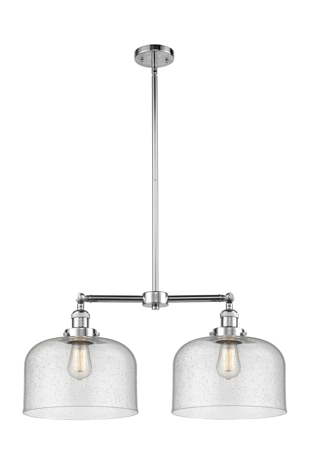 Innovations - 209-PC-G74-L - Two Light Island Pendant - Franklin Restoration - Polished Chrome