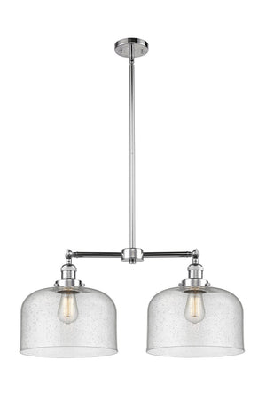 Innovations - 209-PC-G74-L - Two Light Island Pendant - Franklin Restoration - Polished Chrome