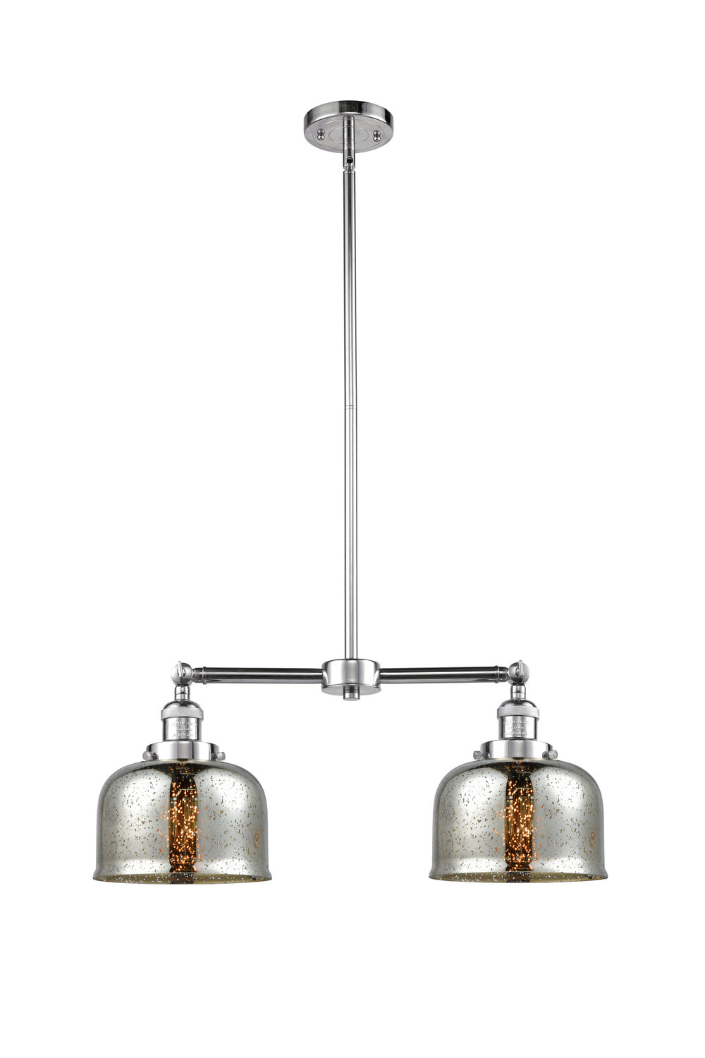 Innovations - 209-PC-G78 - Two Light Island Pendant - Franklin Restoration - Polished Chrome