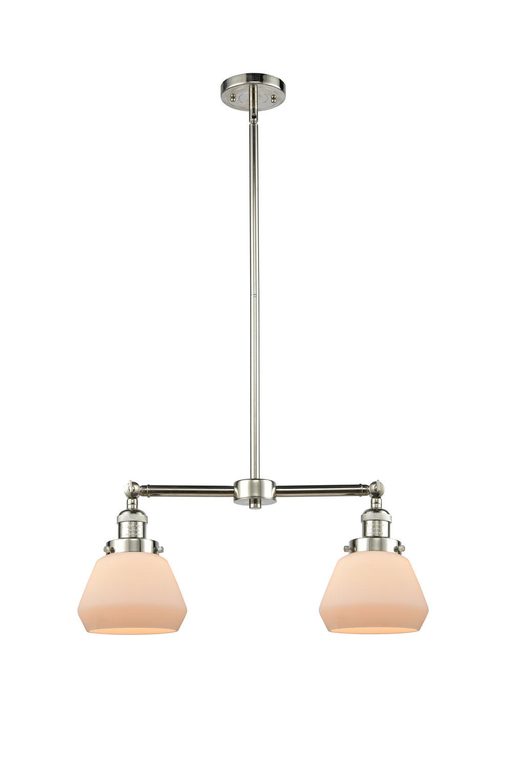 Innovations - 209-PN-G171 - Two Light Island Pendant - Franklin Restoration - Polished Nickel