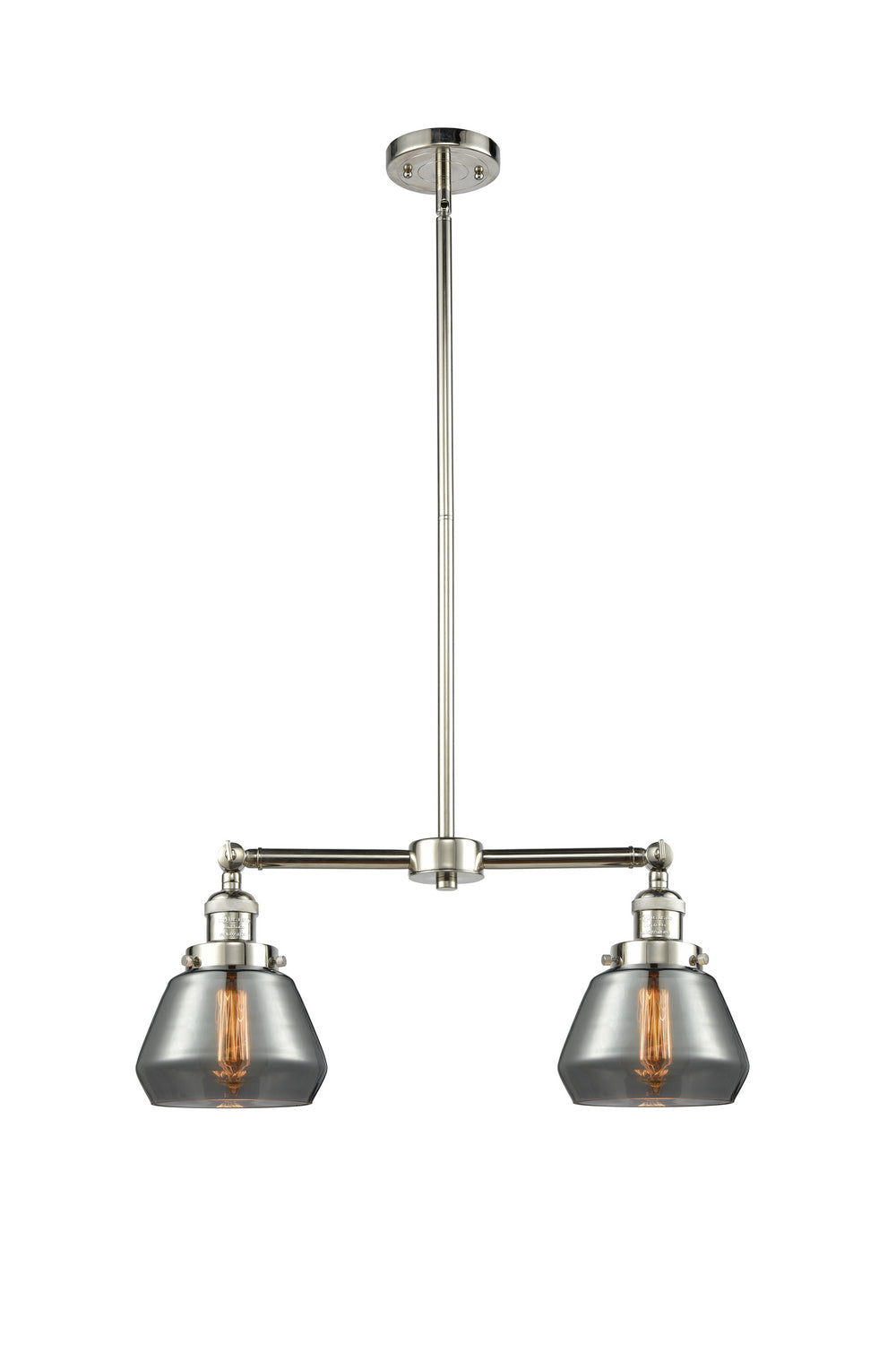 Innovations - 209-PN-G173 - Two Light Island Pendant - Franklin Restoration - Polished Nickel