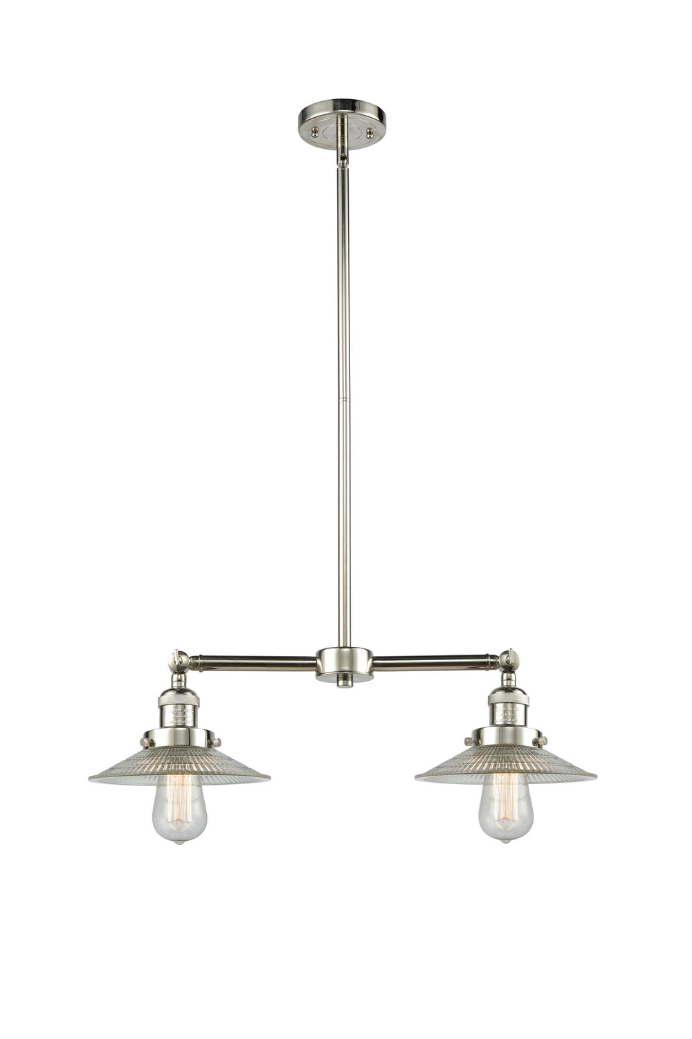 Innovations - 209-PN-G2 - Two Light Island Pendant - Franklin Restoration - Polished Nickel