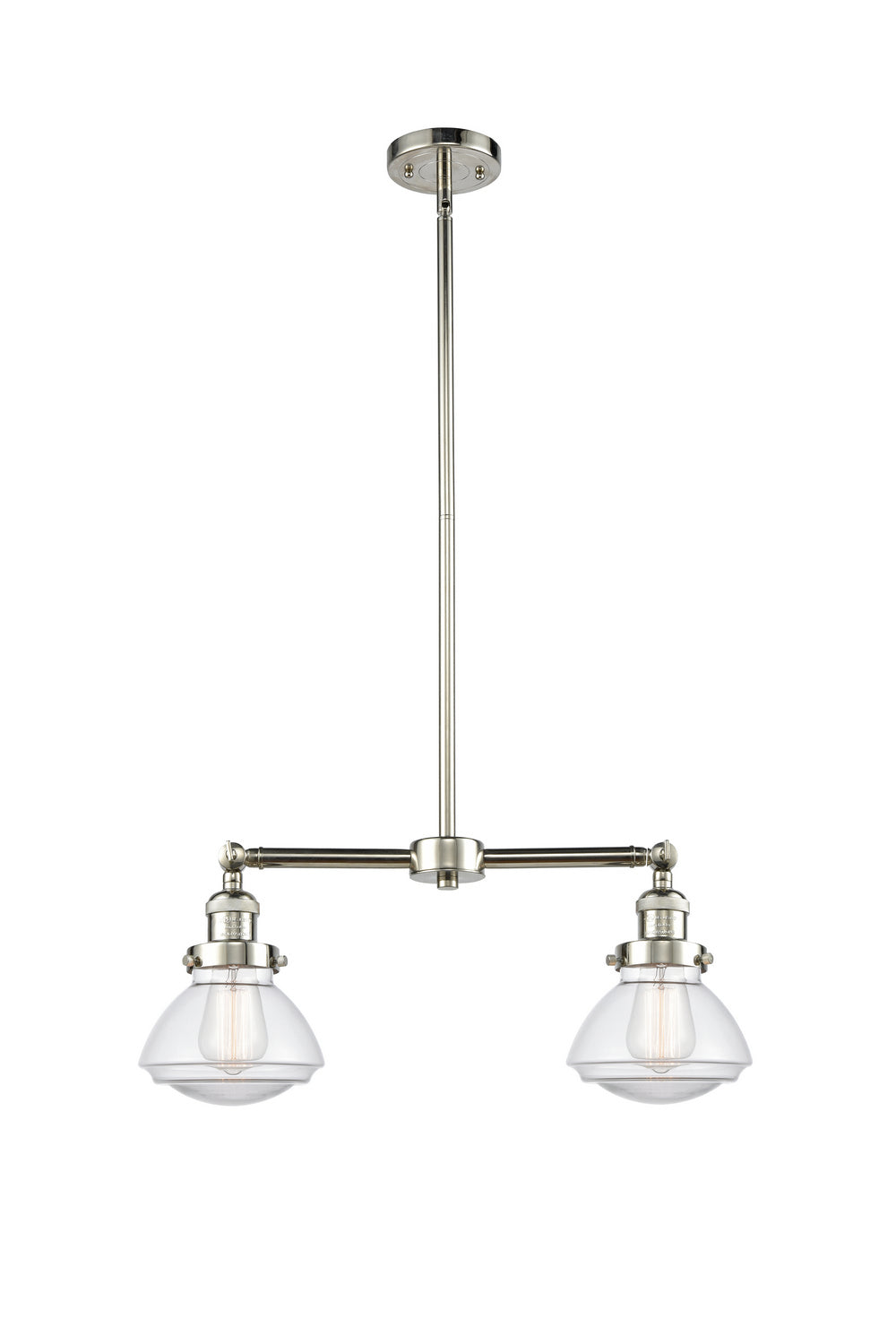 Innovations - 209-PN-G322 - Two Light Island Pendant - Franklin Restoration - Polished Nickel