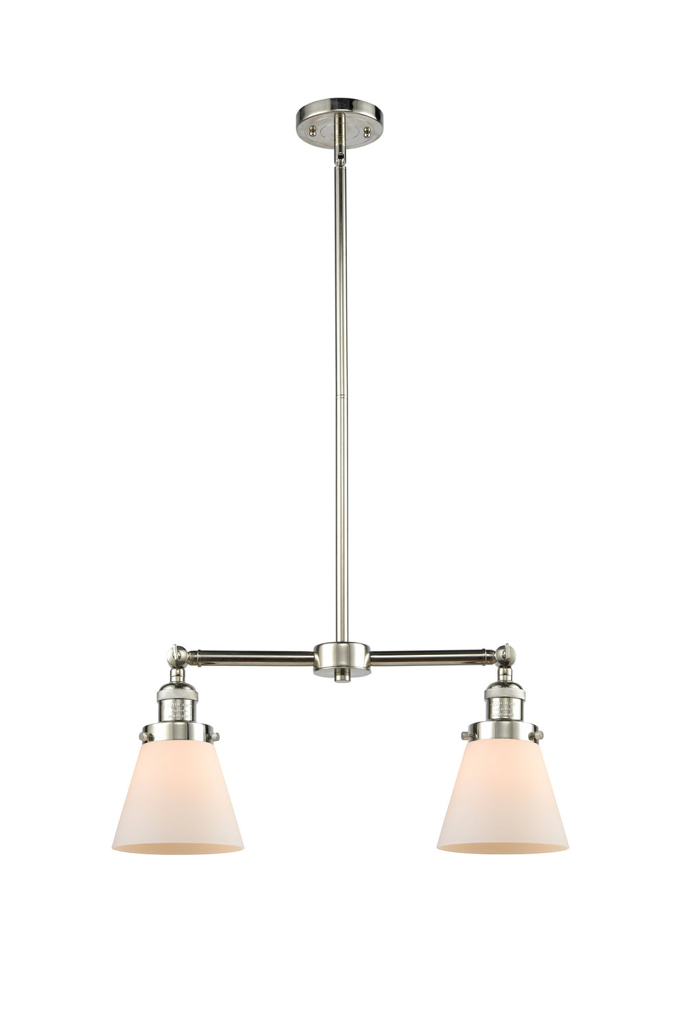 Innovations - 209-PN-G61 - Two Light Island Pendant - Franklin Restoration - Polished Nickel