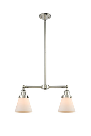 Innovations - 209-PN-G61 - Two Light Island Pendant - Franklin Restoration - Polished Nickel