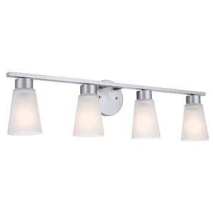 Kichler - 55122NI - Four Light Bath - Stamos - Brushed Nickel