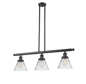 Innovations - 213-BK-G42-LED - LED Island Pendant - Franklin Restoration - Matte Black