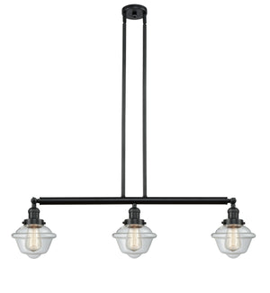 Innovations - 213-BK-G532-LED - LED Island Pendant - Franklin Restoration - Matte Black