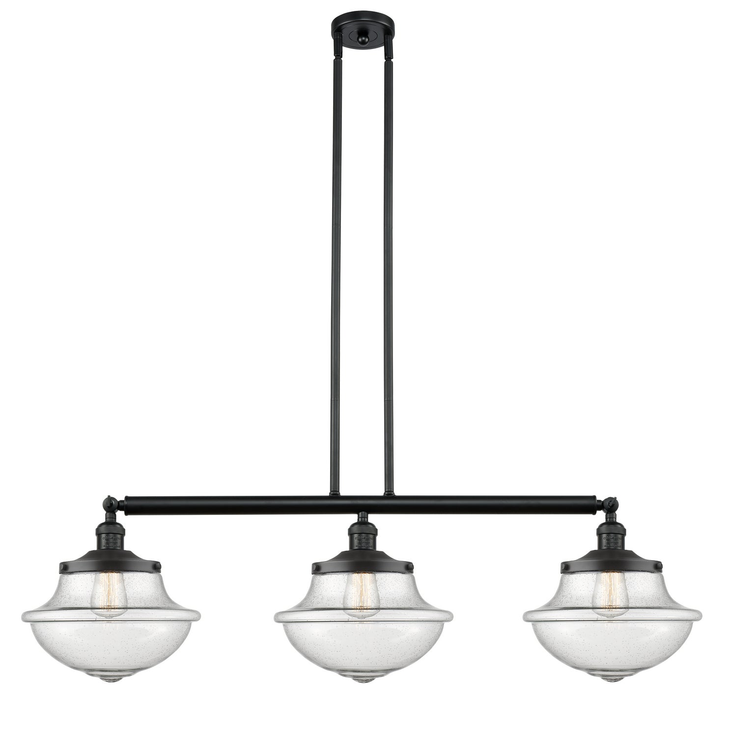 Innovations - 213-BK-G544-LED - LED Island Pendant - Franklin Restoration - Matte Black