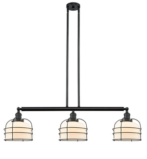 Innovations - 213-BK-G71-CE-LED - LED Island Pendant - Franklin Restoration - Matte Black