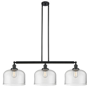 Innovations - 213-BK-G72-L-LED - LED Island Pendant - Franklin Restoration - Matte Black