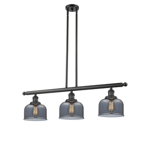 Innovations - 213-BK-G73-LED - LED Island Pendant - Franklin Restoration - Matte Black