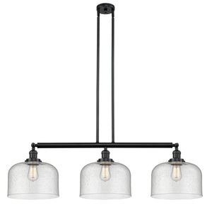 Innovations - 213-BK-G74-L-LED - LED Island Pendant - Franklin Restoration - Matte Black