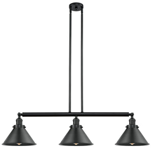 Innovations - 213-BK-M10-BK-LED - LED Island Pendant - Franklin Restoration - Matte Black