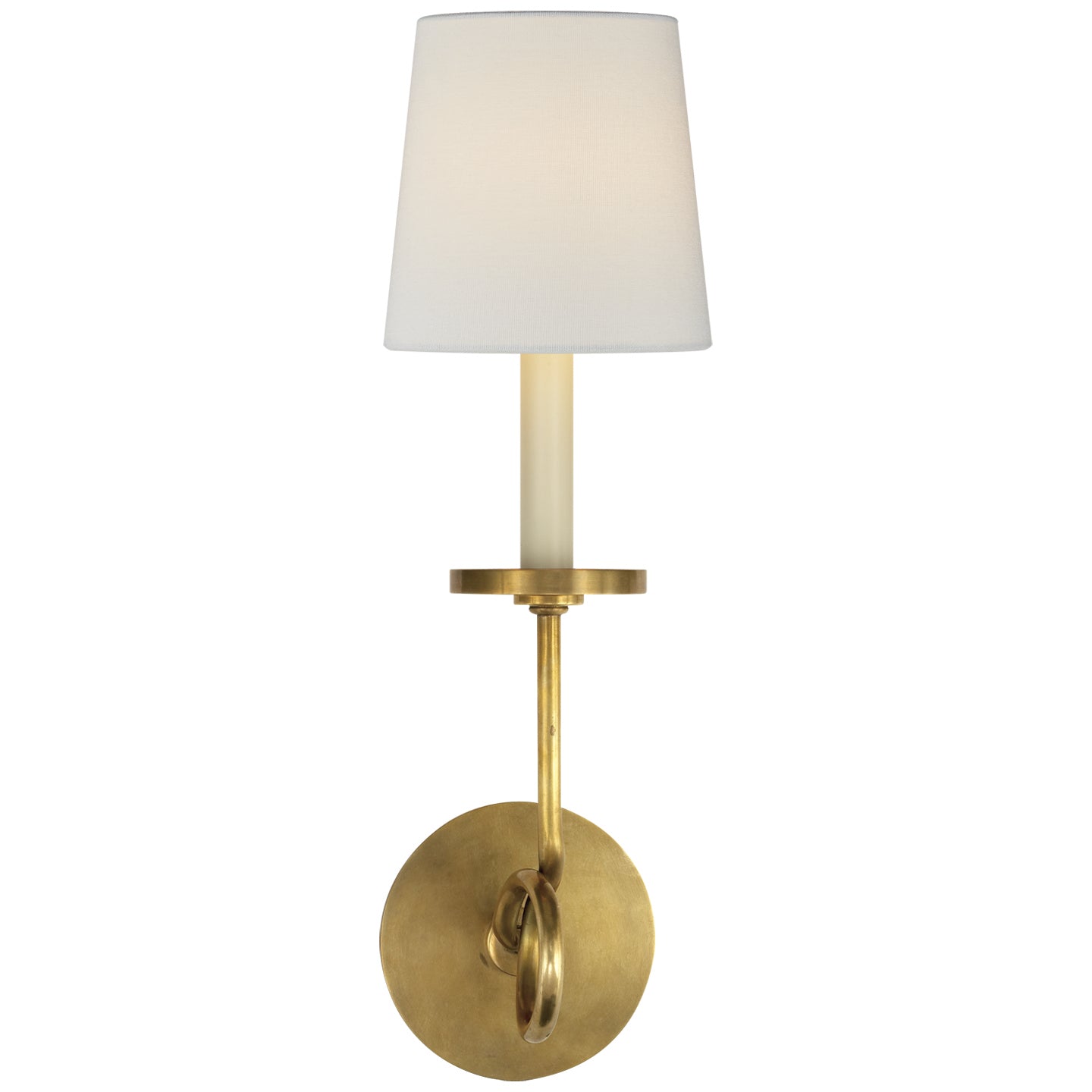 Visual Comfort Signature - CHD 1610AB-L - One Light Wall Sconce - Symmetric Twist - Antique-Burnished Brass