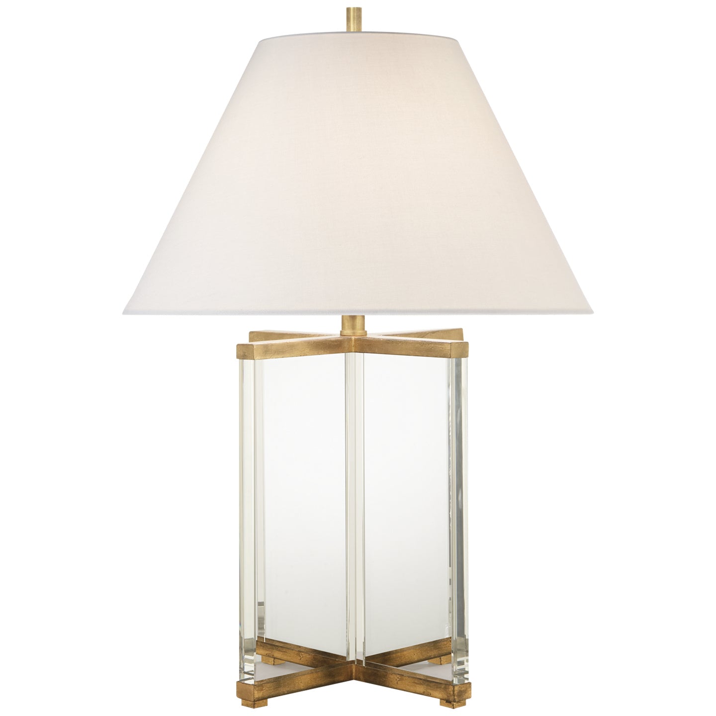 Visual Comfort Signature - SP 3005CG/GI-L - One Light Table Lamp - CAMERON - Crystal with Gild