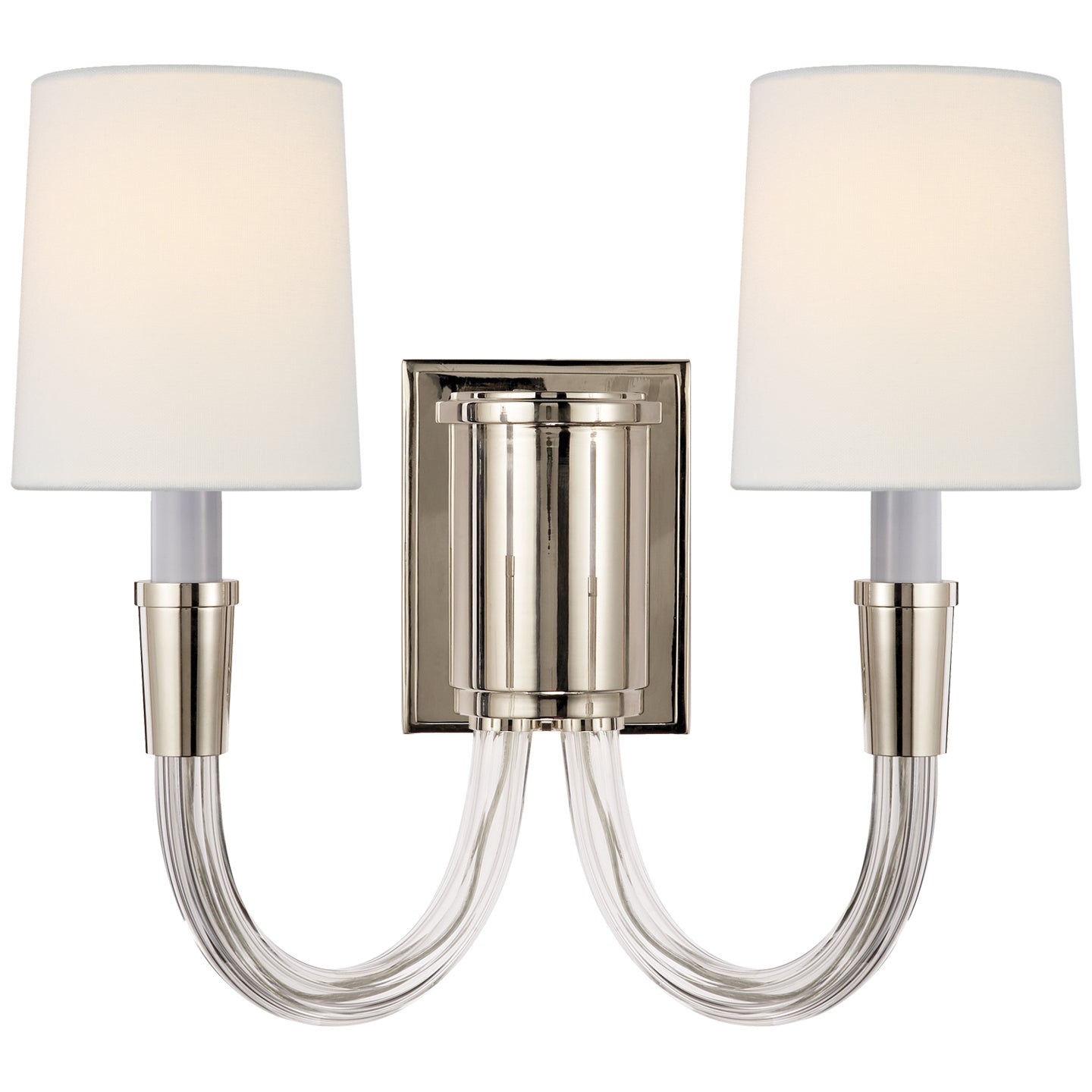 Visual Comfort Signature - TOB 2033PN-L - Two Light Wall Sconce - Vivian - Polished Nickel