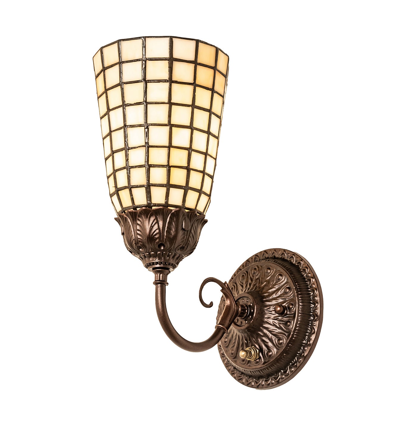 Meyda Tiffany - 222636 - One Light Wall Sconce - Terra Bone - Mahogany Bronze