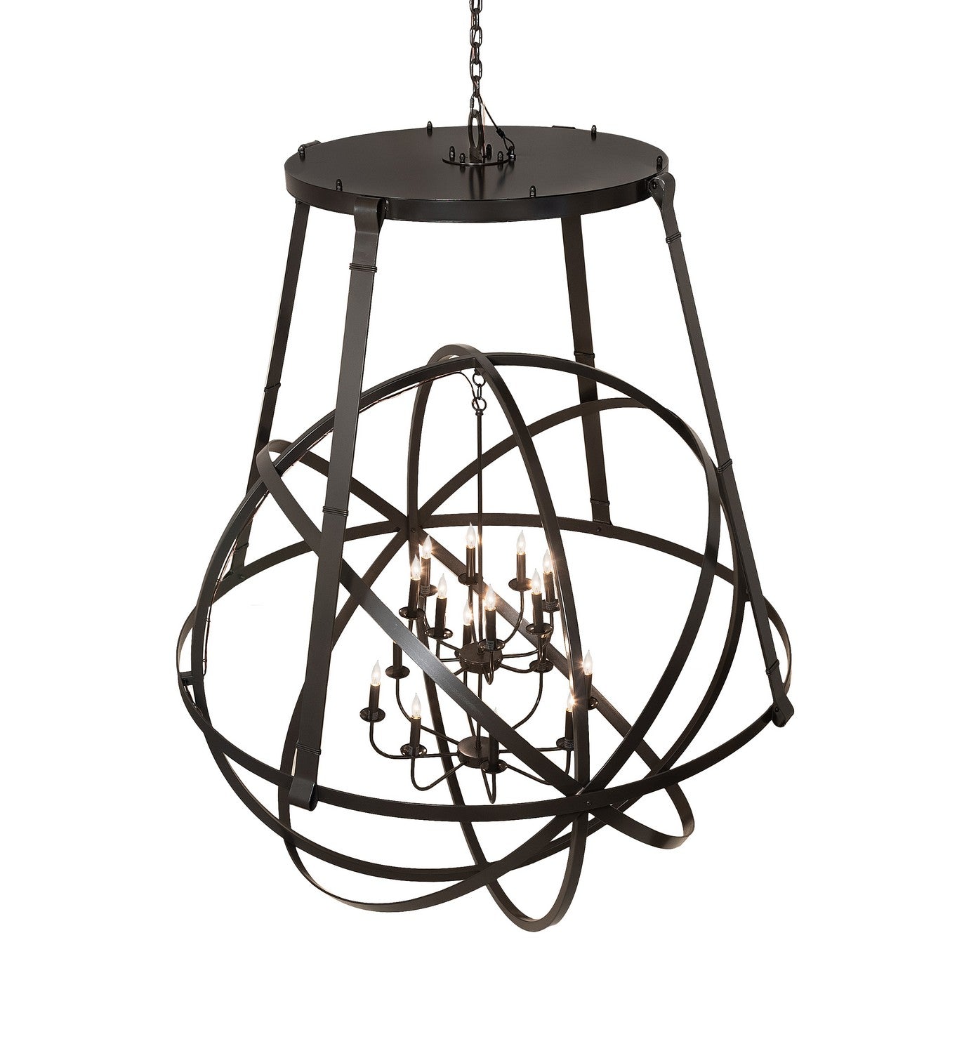 Meyda Tiffany - 244484 - LED Chandelier - Timeless Bronze