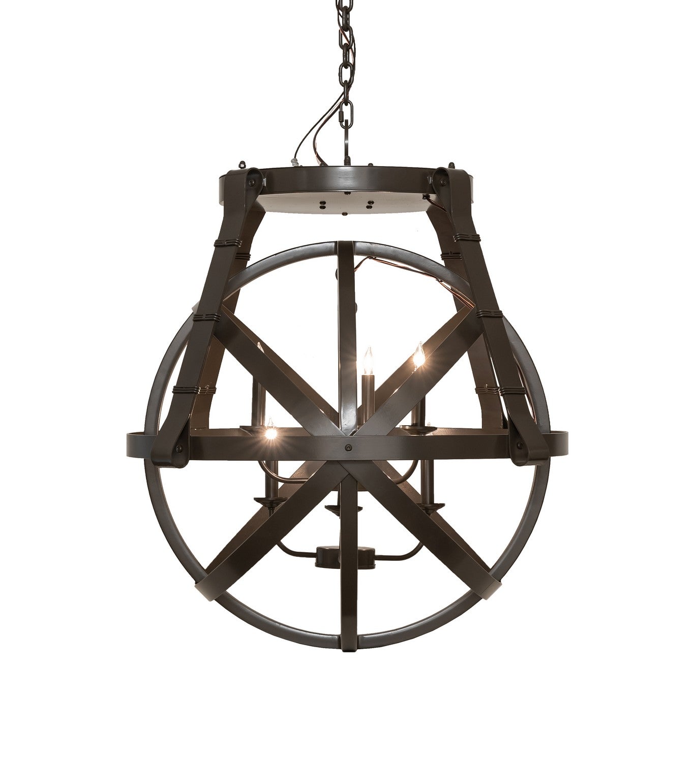 Meyda Tiffany - 244485 - LED Chandelier - Timeless Bronze