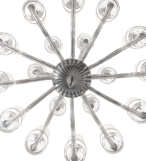 Meyda Tiffany - 245498 - LED Chandelier - Murano Almaden - Smoked Glass/Polished Nickel