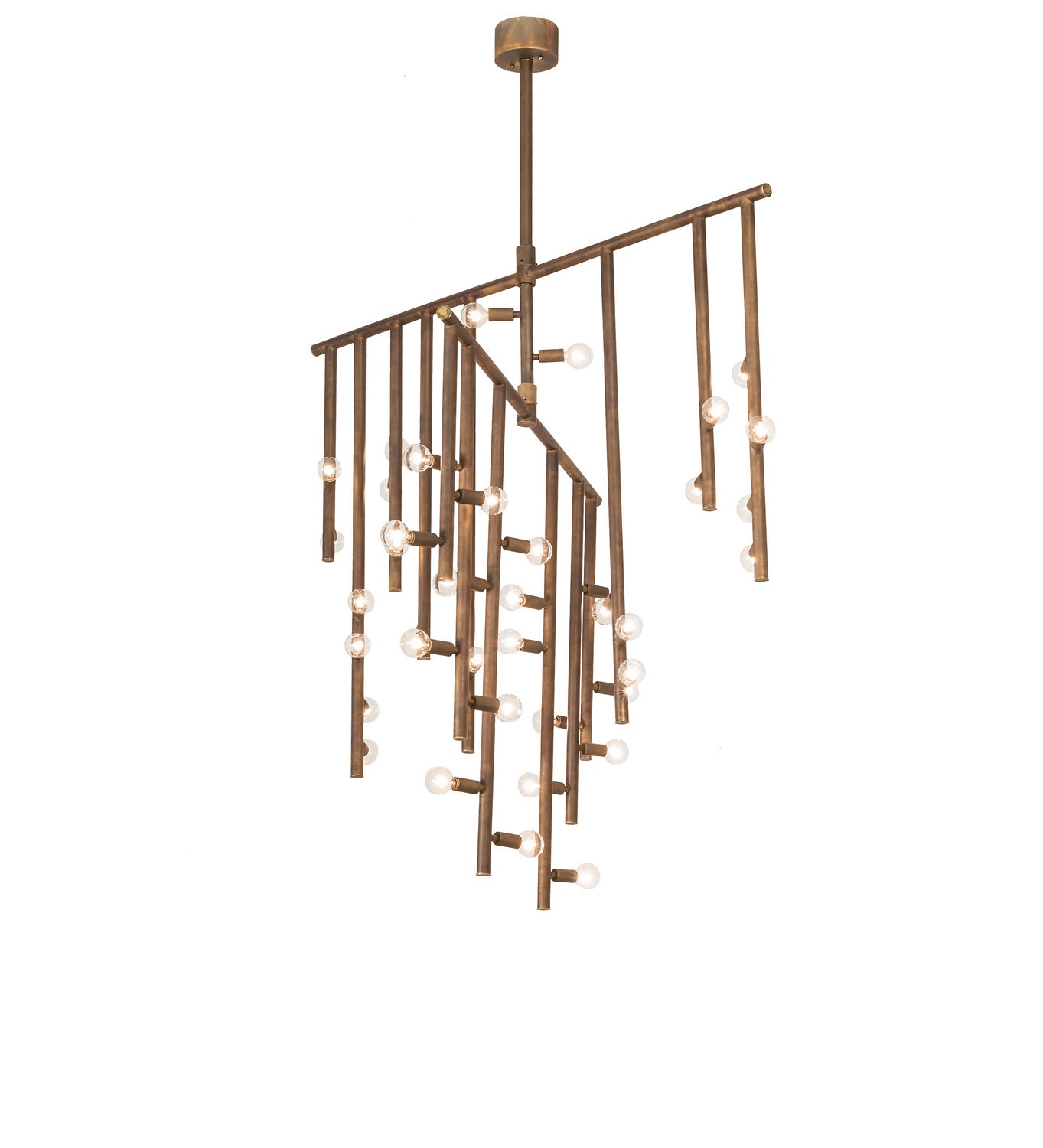 Meyda Tiffany - 247124 - LED Chandelier - Alva Babylon - Vintage Brass