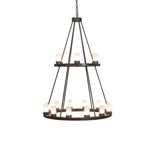 Meyda Tiffany - 247855 - 18 Light Chandelier - Loxley - Golden Bronze