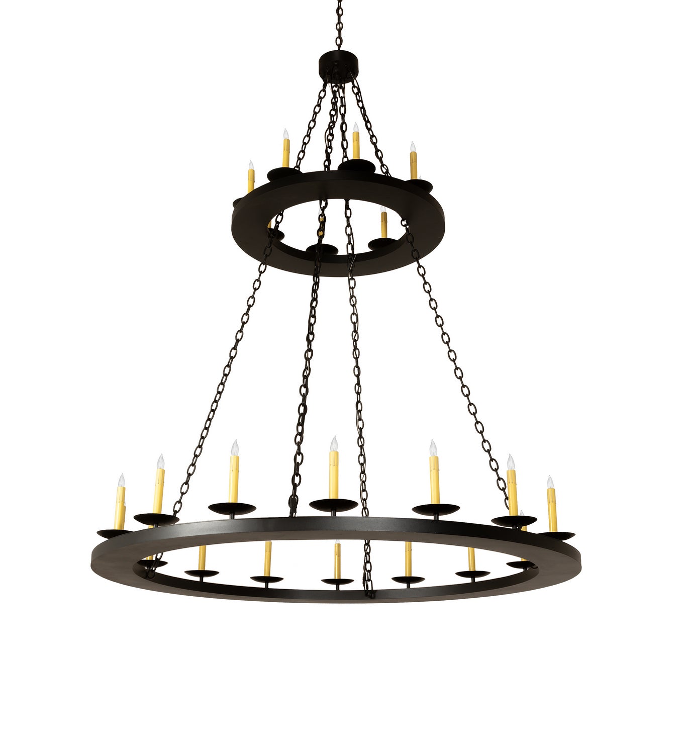 Meyda Tiffany - 251559 - 24 Light Chandelier - Loxley - Textured Black