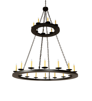 Meyda Tiffany - 251559 - 24 Light Chandelier - Loxley - Textured Black