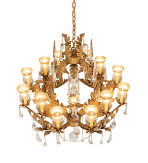 Meyda Tiffany - 251904 - 13 Light Chandelier - French Baroque - Aztec Gold