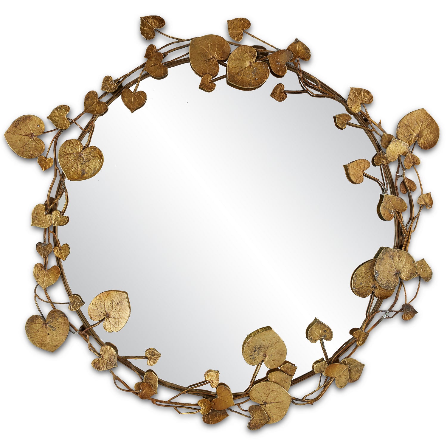 Currey and Company - 1000-0116 - Mirror - Vinna - Antique Brass/Mirror