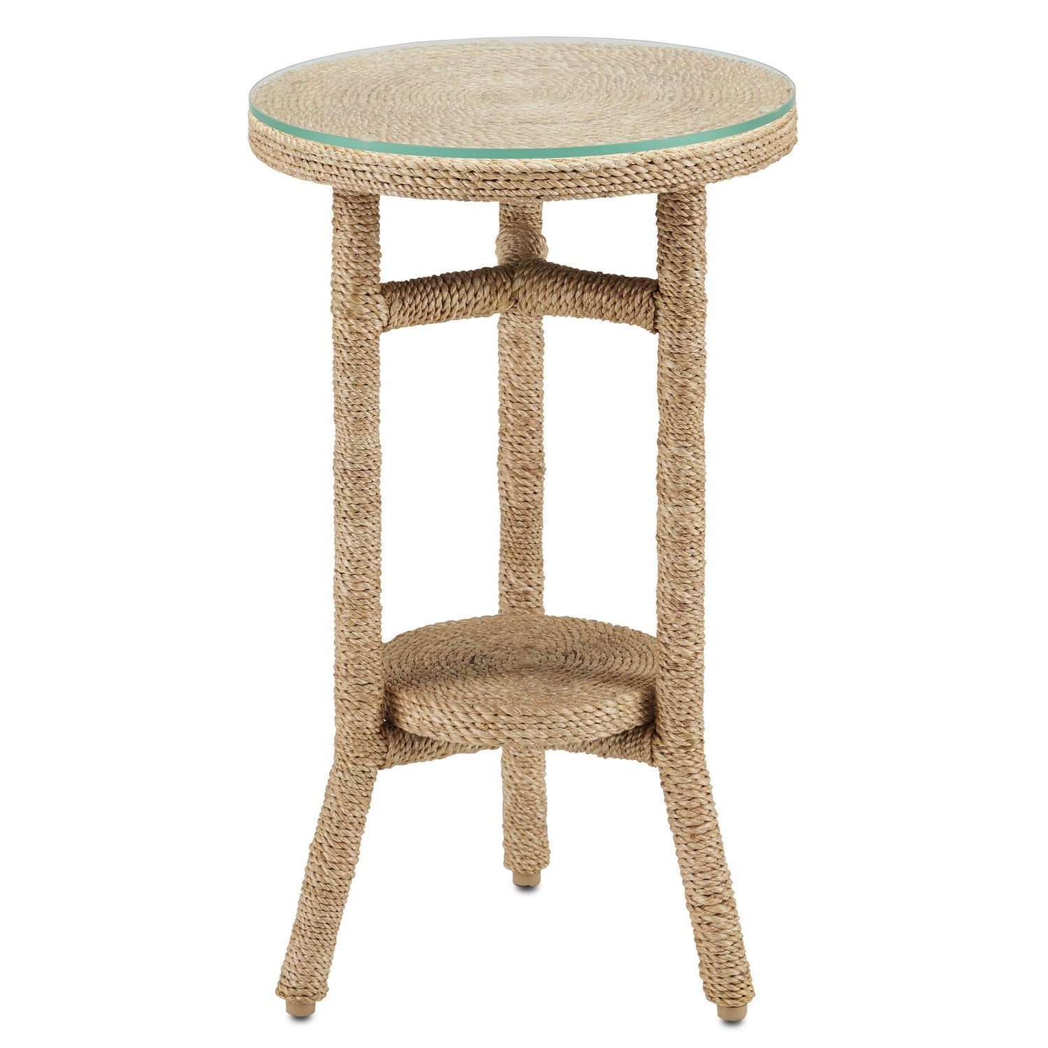 Currey and Company - 3000-0214 - Drinks Table - Limay - Natural Rope