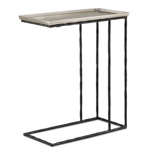 Currey and Company - 4000-0134 - Table - Boyles - Nickel/Black