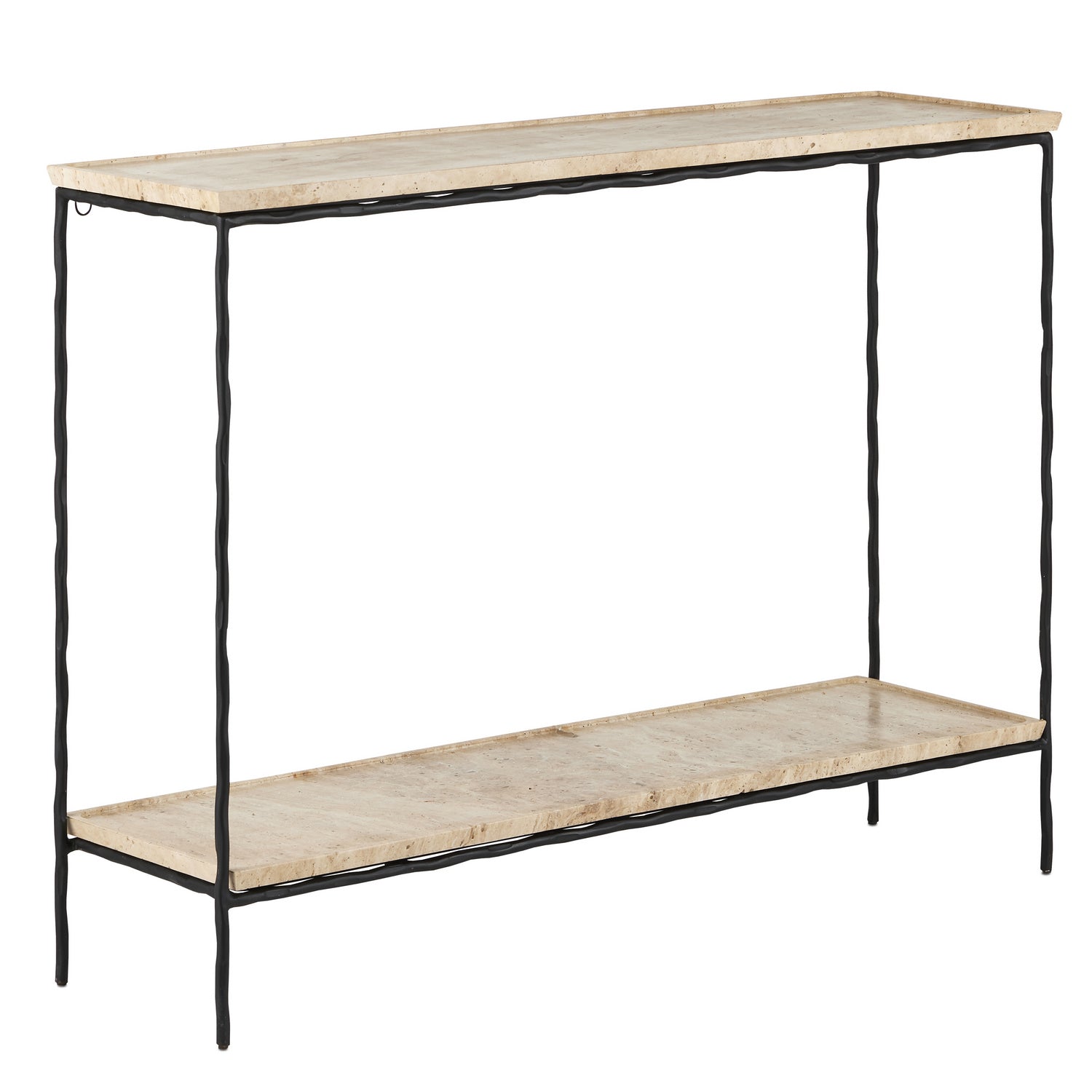 Currey and Company - 4000-0137 - Console Table - Boyles - Natural/Black