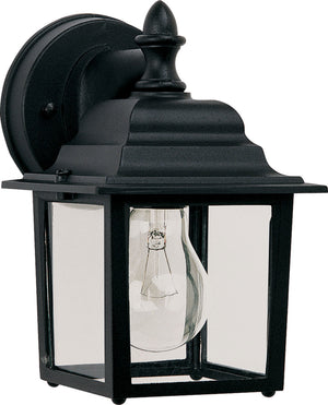 Maxim - 1025BK - One Light Outdoor Wall Lantern - Builder Cast - Black