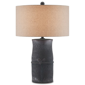 Currey and Company - 6000-0779 - One Light Table Lamp - Croft - Charcoal