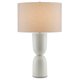 Currey and Company - 6000-0794 - One Light Table Lamp - Linz - White