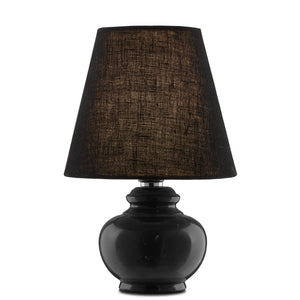 Currey and Company - 6000-0807 - One Light Table Lamp - Piccolo - Black