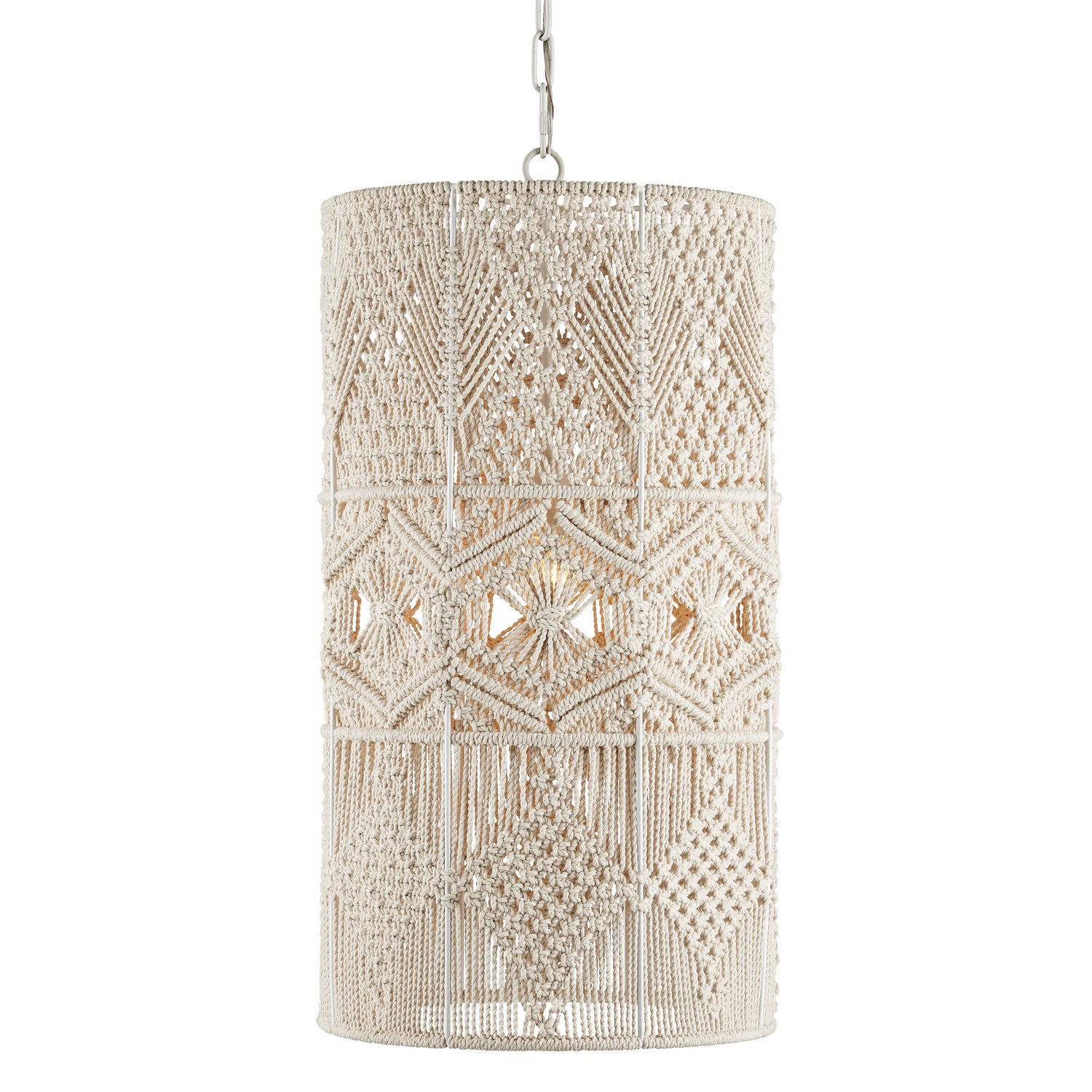 Currey and Company - 9000-0916 - One Light Pendant - Mod - Natural/Whitewash