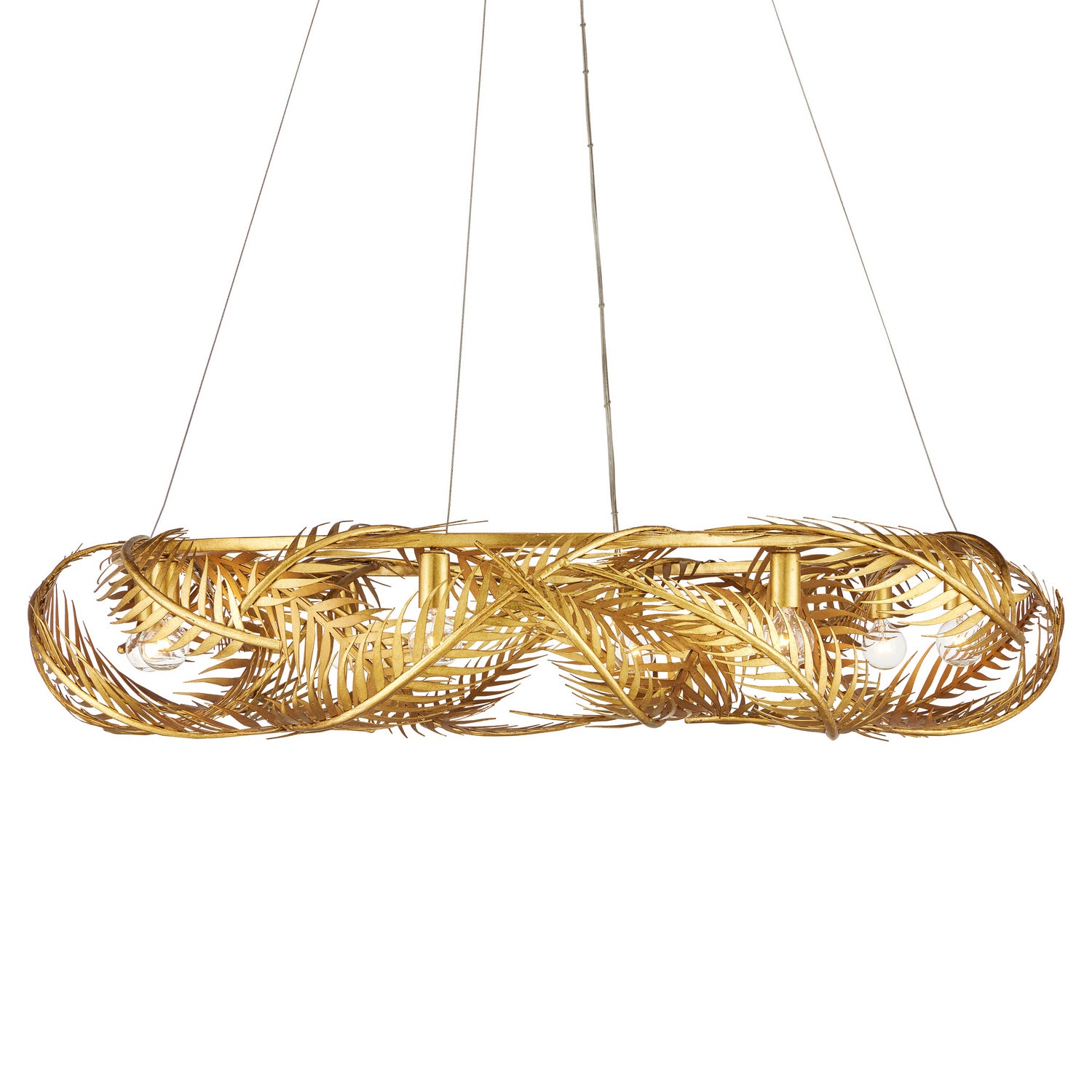 Currey and Company - 9000-0937 - Eight Light Chandelier - Aviva Stanoff - Contemporary Gold Leaf/Painted Contemporary Gold