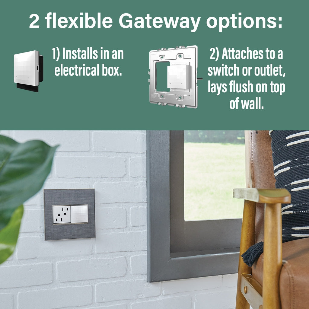 Legrand - WNAH2W1 - Smart Surface-Mount Gateway with Netatmo - adorne - White