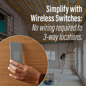 Legrand - WNAL23M1 - Wireless Remote Smart Switch with Netatmo - adorne - Magnesium